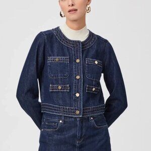 Paige Kiya Tailored Denim Jacket sz. small